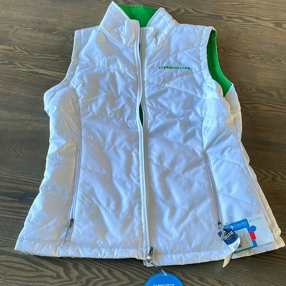 Columbia Reversible Collegiate Vest, L, NWT - Picture 7 of 13